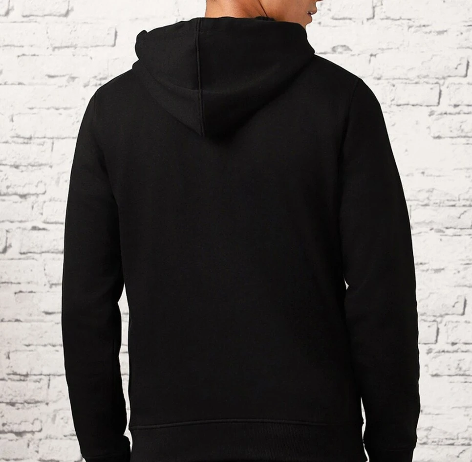 Hooded Ribbed Hem Pullover