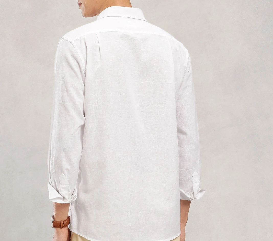 Men Premium Cotton Linen Casual Shirt